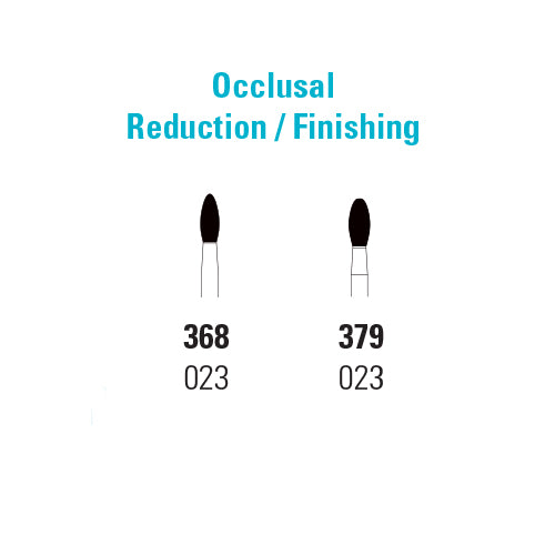 Quala Q2080002 FG Friction Grip #368.023 Football Occlusal Fine Grit Diamond Burs 10/Pk Quala Q2080002 FG Friction Grip #368.023 Football Occlusal Fine Grit Diamond Burs 10/Pk